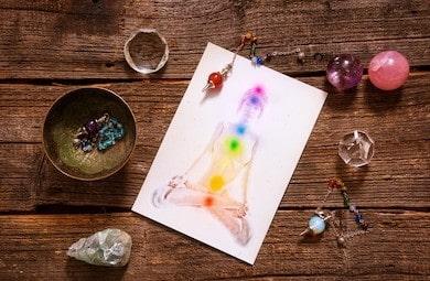 Chakras force cristaux - ELEMIAH VOYANCE 08.99.96.90.99