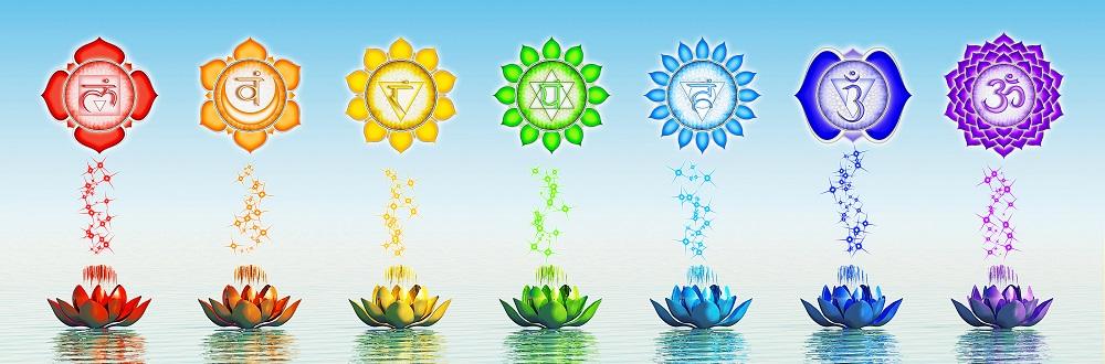 Les 7 Chakras: couleur symbole - 08.99.96.90.99