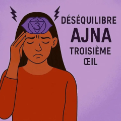 Déséquilibre d'Ajna, chakras troisième oeil - elemiahvoyance.com